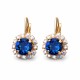 Earrings “Glory II (Bermuda Blue)” created with Crystals by Swarovski®