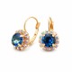 Earrings “Glory II (Bermuda Blue)” created with Crystals by Swarovski®