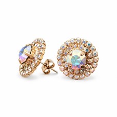 Auskarai moterims DiamondSky „Andrea (Aurora Borealis)“ su Swarovski kristalais