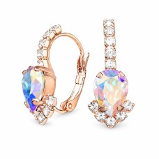 Auskarai „Leonora II (Aurora Borealis)“ su Preciosa® kristalais