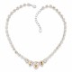 Свадебное колье «Леонора (Golden Shadow)» с кристаллами Swarovski®