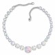 Свадебное колье «Лето (Aurora Borealis)» с кристаллами Swarovski®