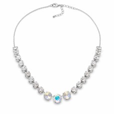Kaklo papuošalas moterims DiamondSky „Glare II“ su Preciosa® kristalais