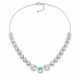 “Glare II” wedding necklace with Preciosa® crystals