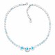 Vestuvinis vėrinys „Akinantis Spindesys (Aurora Borealis)“ su Swarovski® kristalais