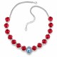 Bridal Necklace “Safi’s Charm (Scarlet)” created with Crystals by Swarovski®