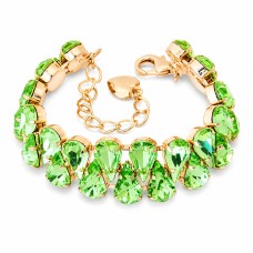 Apyrankė moterims DiamondSky „Serafina (Peridot)“ su Preciosa® kristalais