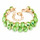 Bracelet “Serafina” (Peridot) with Preciosa® crystals