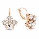 Серьги «Морион» с кристаллами Swarovski®