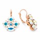 Серьги «Морион (Aurora Borealis)» с кристаллами Swarovski®