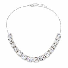 Kaklo papuošalas moterims DiamondSky „Modern“ su Preciosa® kristalais