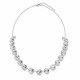 “Glare III” wedding necklace with Preciosa® crystals