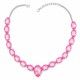 Bridal Necklace “Color Season (Lotus Pink DeLite)” created with Crystals by Swarovski®