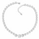 Kaklo papuošalas moterims DiamondSky „Glare“ su Swarovski kristalais