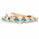 Segė moterims DiamondSky „Vortex (Aurora Borealis)“ su Swarovski kristalais