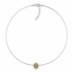 Nematomas sidabrinis pakabukas „Invisible (Golden Shadow)“ su Swarovski® kristalu
