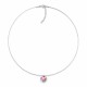 Nematomas sidabrinis pakabukas „Invisible (Aurora Borealis)“ su Swarovski® kristalu