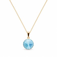 Pakabukas „Clarice II (Aquamarine)“ su Swarovski® kristalais