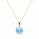Pendant “Clarice II (Aquamarine)” created with Crystals by Swarovski®