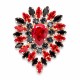 Segė moterims DiamondSky „Atlas (Light Siam / Jet / Graphite)“ su Swarovski kristalais