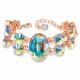 Браслет "Акрус (Aurora Borealis)" с кристаллами Swarovski®