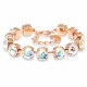 Браслет "Эдем (Aurora Borealis)" с кристаллами Swarovski®