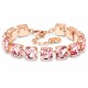 Браслет "Империум (Light Rose)" с кристаллами Swarovski®