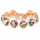 Apyrankė moterims DiamondSky „Akinantis Spindesys IV (Vitrail Medium)“ su Swarovski karoliukais