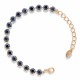 Браслет "Классика III (Jet Hematite)" с кристаллами Swarovski®