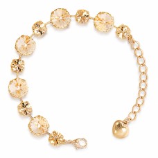Apyrankė moterims DiamondSky „Vortex II (Light Peach)“ su Preciosa® kristalais