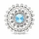 Segė moterims DiamondSky „Lotus (Crystal / Aquamarine)“ su Swarovski kristalais