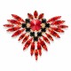 Брошь "Феникс" с кристаллами Swarovski®