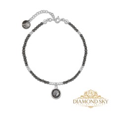 Sidabrinė apyrankė moterims DiamondSky „Yucca (Silver Night)“