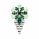 Segė moterims DiamondSky „Mirtel (Crysolite Opal / Emerald / Erinite)“ su Swarovski kristalais