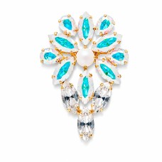 Segė moterims DiamondSky „Mirtel II (Aurora Borealis)“ su Swarovski kristalais