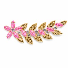 Segė moterims DiamondSky „Crystal Branch (Lotus Pink DeLite)“ su Swarovski kristalais