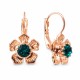 Auskarai „Colorful Splendor (Emerald)“ su Swarovski® kristalais