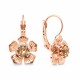 Auskarai moterims DiamondSky „Colorful Splendor (Golden Shadow)“ su Swarovski kristalais