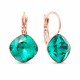 Earrings “Glare IV (Emerald)” created with Crystals by Swarovski®