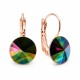 Earrings “Clarice II” (Rainbow Dark) created with Crystals by Swarovski®