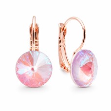 Auskarai „Clarice II (Lavender DeLite)“ su Swarovski® kristalais