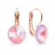 Серьги «Кларис II (Lavender DeLite)» с кристаллами Swarovski®