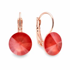 Серьги «Кларис II (Light Coral)» с кристаллами Swarovski®