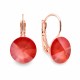 Earrings “Clarice II” (Light Coral) created with Crystals by Swarovski®