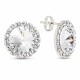 Earrings “Clarice X” created with Preciosa® crystals