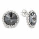 Earrings “Clarice X (Nightfall)” created with Preciosa® crystals