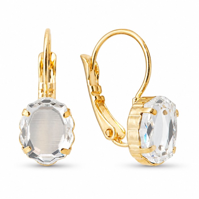 Papuošalų rinkinys moterims DiamondSky „Baroque Mirror“ su Swarovski kristalais