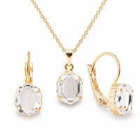 Jewelry Set “Baroque Mirror” embellished with Crystals by Swarovski®