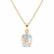 Jewelry Set “Baroque Mirror” (Aurora Borealis) embellished with Crystals by Swarovski®