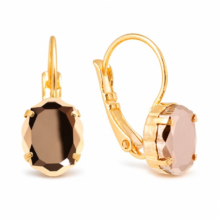 Jewelry Set “Baroque Mirror” (Rose Gold) embellished with Crystals by Swarovski®